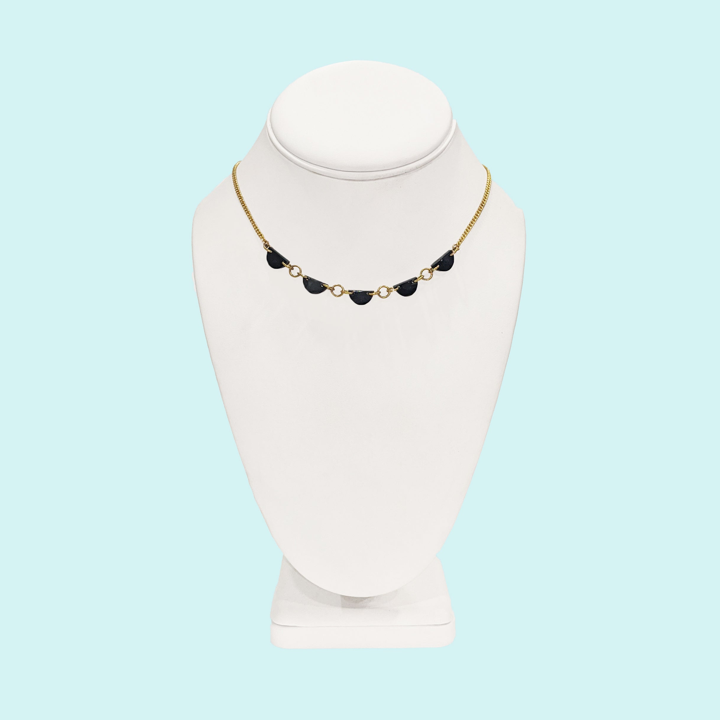 Half moon choker on sale necklace