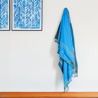 Medium Blue Kenyan Beach Towel