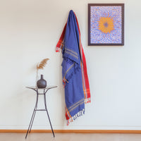 Navy Kenyan Beach Towel