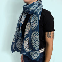 Deep Teal Rectangle Scarf