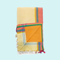 Soft Yellow Kenyan Beach Towel